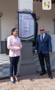 Llama Jeovana Alcántar a honrar la memoria histórica durante la fijación del Bando Solemne en Ciudad Hidalgo.
