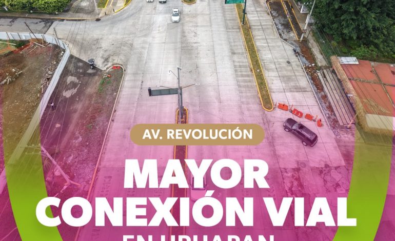 Inauguran este 10 de septiembre la tercera etapa del Paseo de la Revolución en Uruapan.

