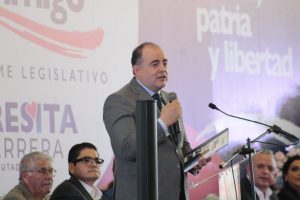 Baltazar Gaona reconoce firmeza y trabajo legislativo de Tere Herrera