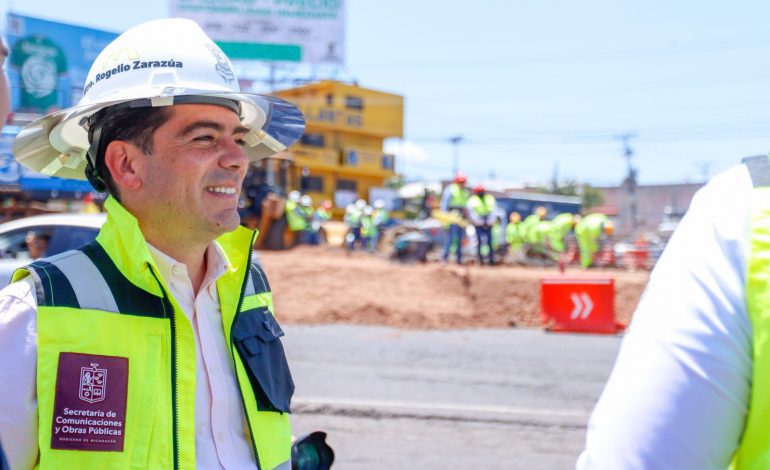 Transformamos distribuidores viales de Morelia en parques y espacios de convivencia: Rogelio Zarazúa.
