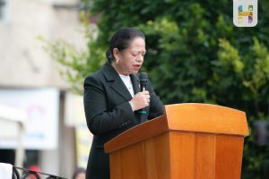 Jeovana Alcántar Baca: El Sacrificio de los Niños Héroes es guía para servir a el Municipio de Hidalgo con Honestidad.