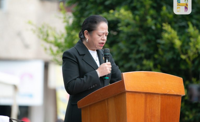 Jeovana Alcántar Baca: El Sacrificio de los Niños Héroes es guía para servir a el Municipio de Hidalgo con Honestidad.