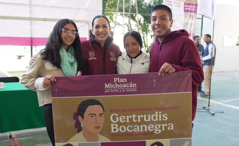 El 21 de septiembre inicia el registro a Becas para el Bienestar en Michoacán.