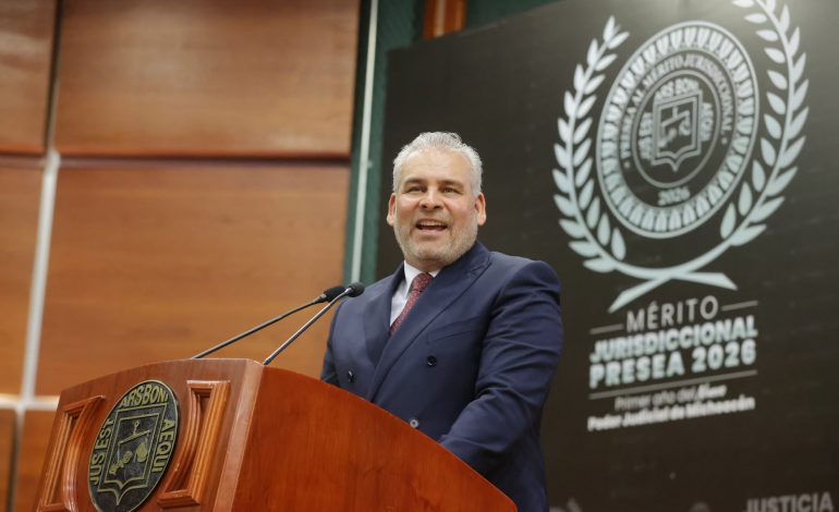 A un año del Nuevo Poder Judicial, avanza la justicia descentralizada en Michoacán: Bedolla.