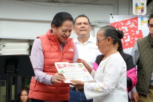 La Presidenta Municipal Jeovana Alcántar realiza la inauguración de la XXIII Feria del Tamal.