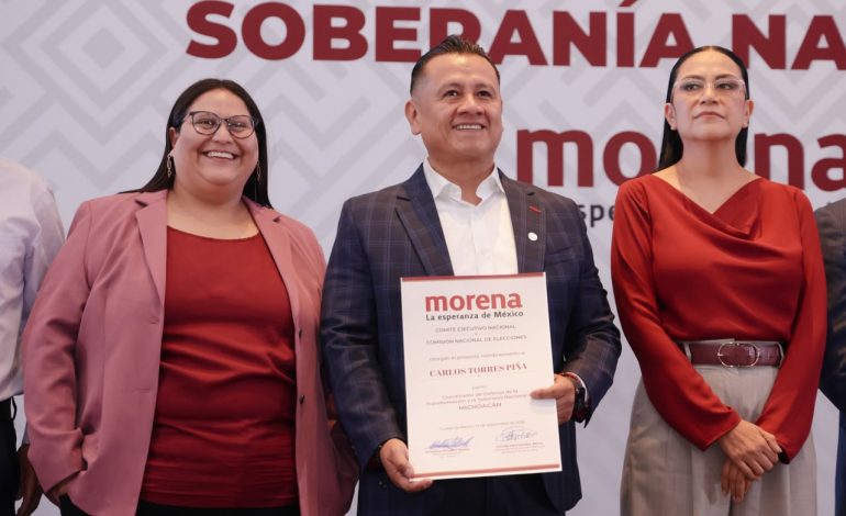 Torres Piña, nuevo coordinador de la Defensa de la Transformación en Michoacán.