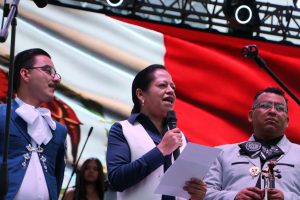 Encabeza Jeovana Alcántar magno cierre del Festival Nacional de Mariachi y Danza en su extensión Ciudad Hidalgo.