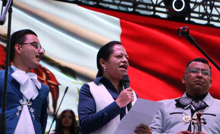 Encabeza Jeovana Alcántar magno cierre del Festival Nacional de Mariachi y Danza en su extensión Ciudad Hidalgo.