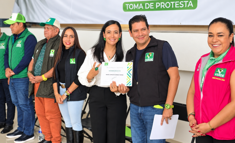 Yaya Quiroz asume dirigencia del PVEM en Hidalgo; nuevo comité apuesta por trabajo territorial