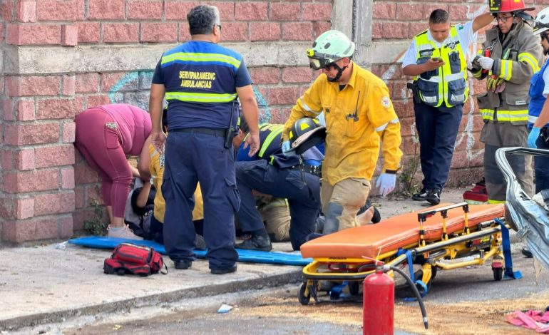 Dos heridos tras percance automovilístico en el kilómetro 16 de la Morelia-Pátzcuaro