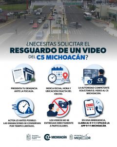 ¿Captó un delito una cámara del C5? Esto debes hacer para pedir el resguardo del video