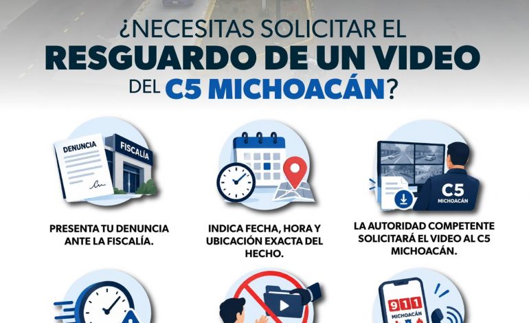 ¿Captó un delito una cámara del C5? Esto debes hacer para pedir el resguardo del video