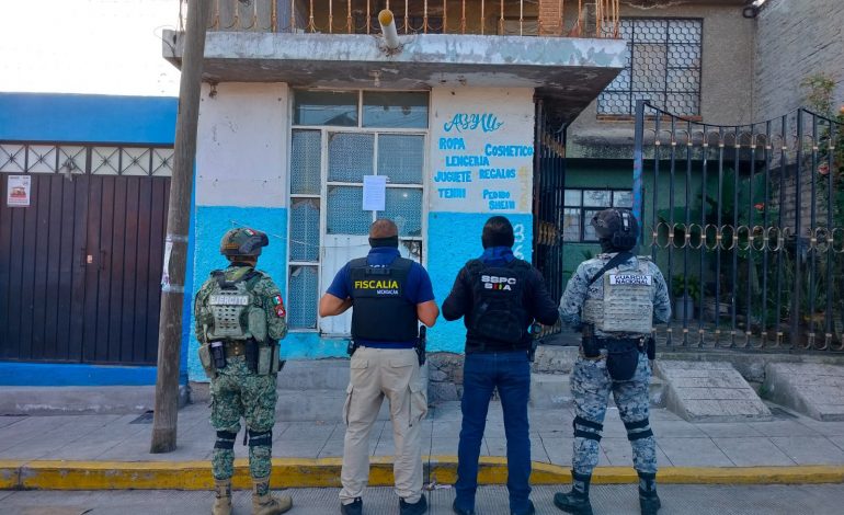 FGE detiene a tres personas durante cateo contra el narcomenudeo en Morelia