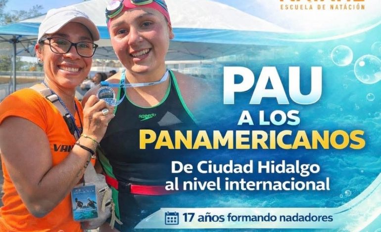 ¡Orgullo de Ciudad Hidalgo! Paulina Ruiz Camacho va al Panamericano de Aguas Abiertas en Argentina