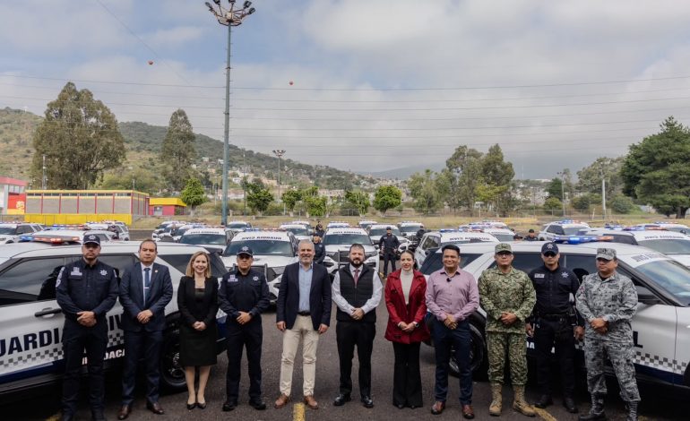 Refuerza Bedolla capacidad operativa de la Guardia Civil con 40 nuevas patrullas