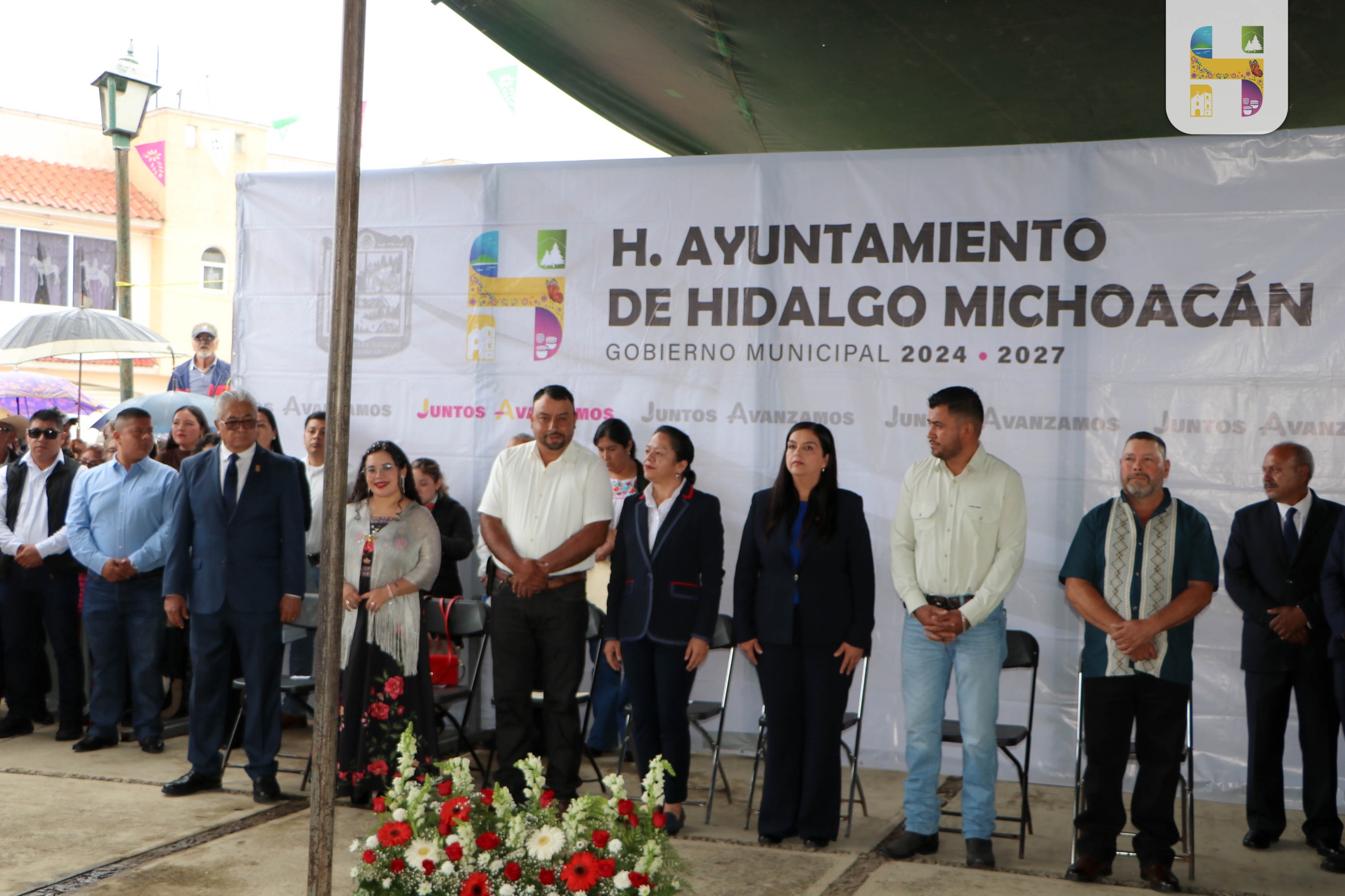 Jeovana Alcántar encabeza acto cívico y desfile del 261 Aniversario de Morelos en la Tenencia de José María Morelos