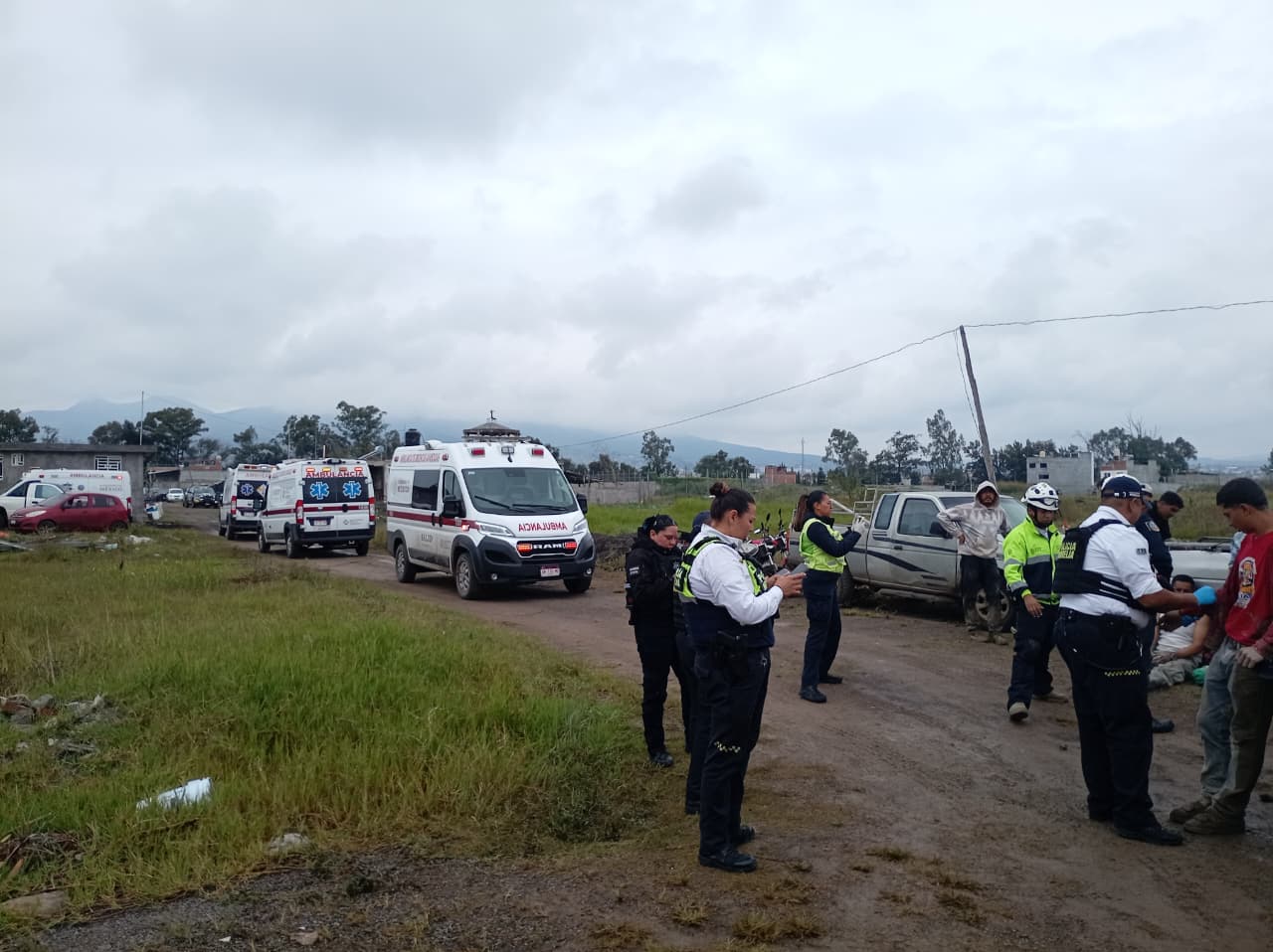 Atiende CRUM a lesionados tras colapso de cimbra en construcción en Morelia