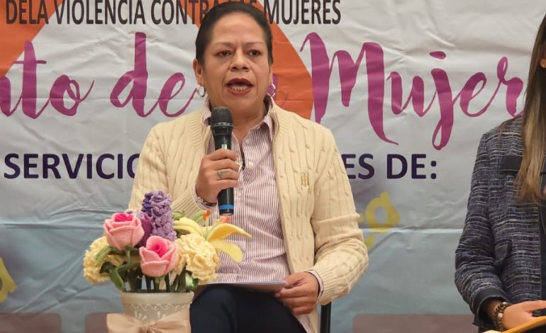 Jeovana Alcántar llama a las mujeres a mantenerse unidas y continuar la lucha por la igualdad de derechos.