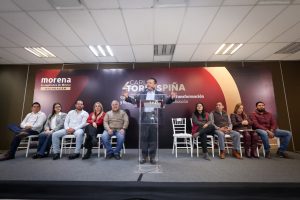 La transformación tiene respaldo ciudadano y se fortalece con la organización del pueblo: Torres Piña