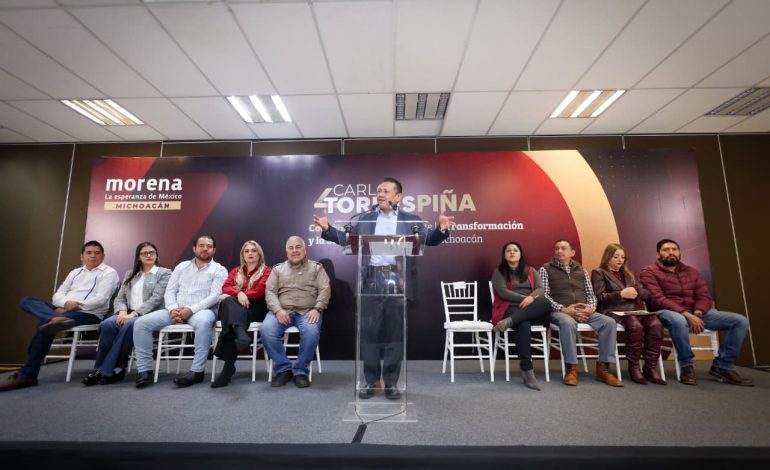 La transformación tiene respaldo ciudadano y se fortalece con la organización del pueblo: Torres Piña