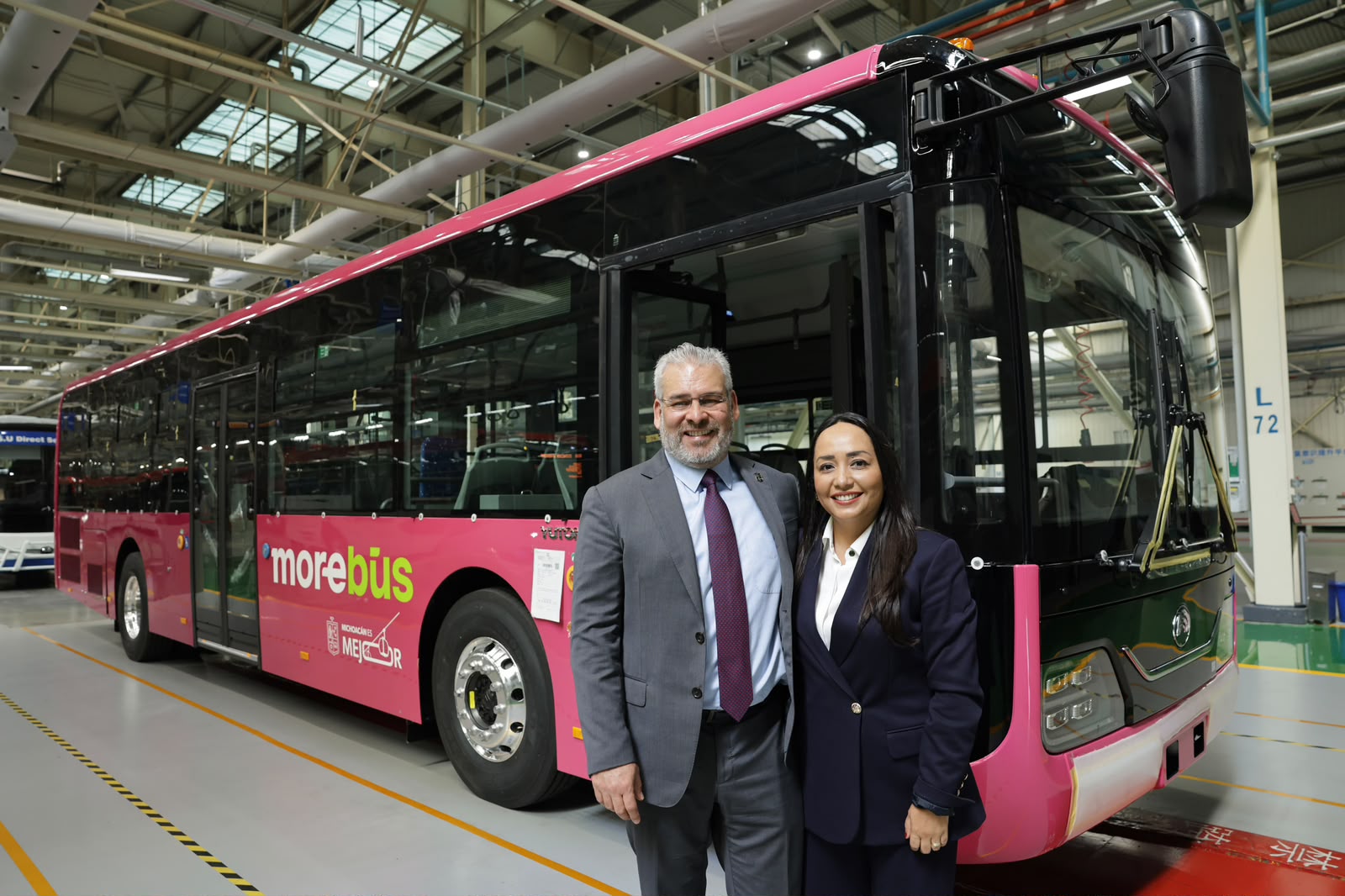 En enero llegan a Morelia unidades híbridas para el Morebús: Bedolla