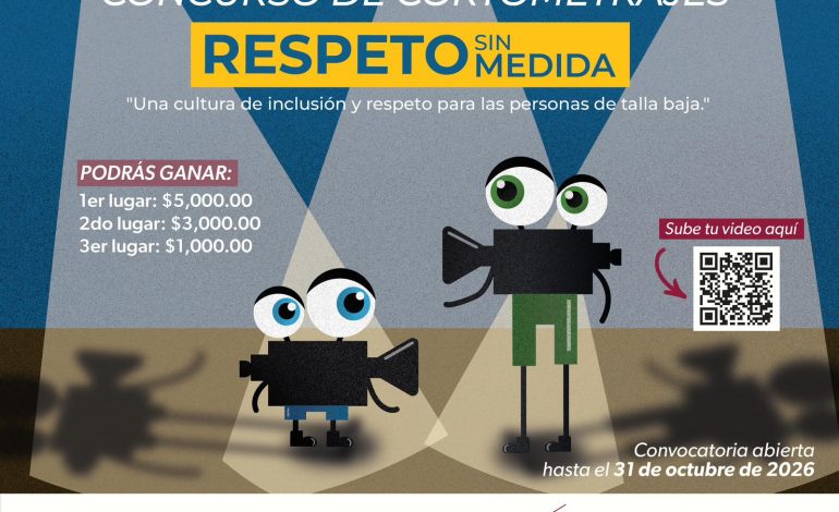 Si tienes entre 15 y 29 años, aún puedes participar en el concurso de cortometrajes incluyentes