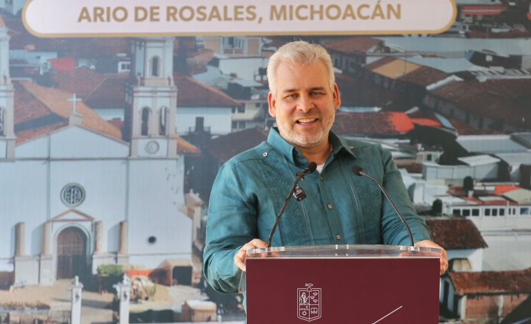 Bedolla destaca inversión histórica para 5 rellenos sanitarios