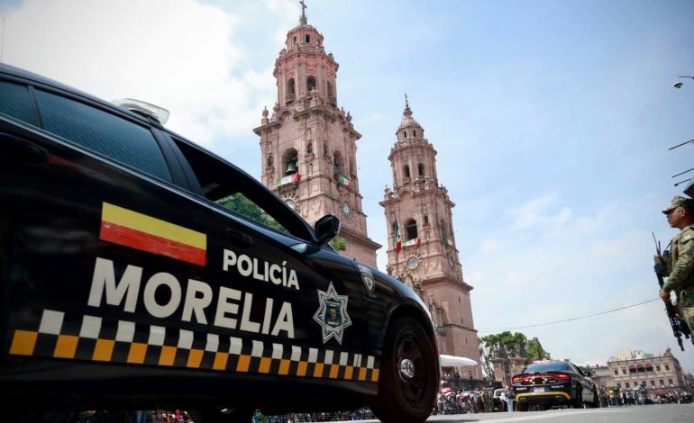 Avanza Morelia 10 puntos en percepción de seguridad: INEGI