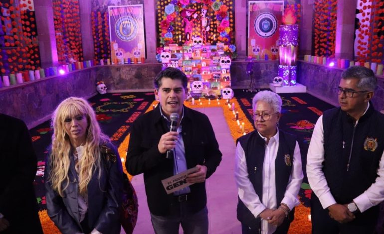 El Gobierno de La Heroica inaugura Ofrenda Monumental y fortalece las tradiciones de Día de Muertos