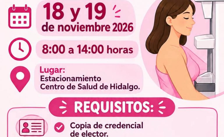 En el Centro de Salud se realizarán mastografías el 18 y 19 de noviembre