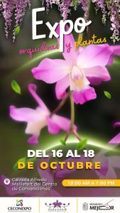 Ceconexpo invita a disfrutar de la Expo Orquídeas y Plantas 2026 en Morelia
