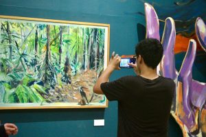 Secum inaugura en Clavijero exposición de Marcos Castro inspirada en el Paricutín