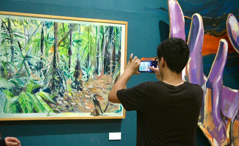 Secum inaugura en Clavijero exposición de Marcos Castro inspirada en el Paricutín