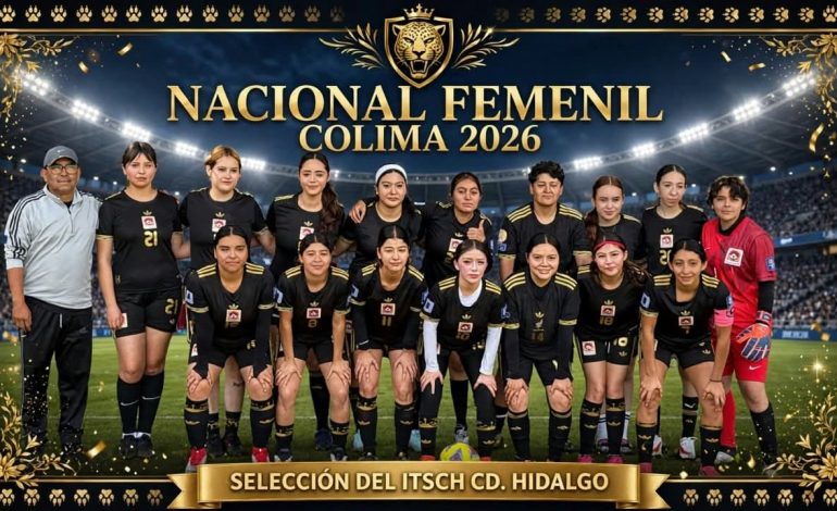 Equipo de fútbol femenil del ITSCH obtuvo 3er. Lugar nacional en Colima