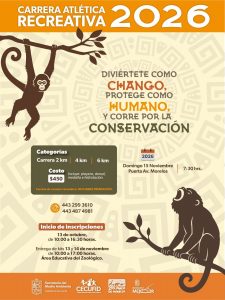 ¡Corre por la conservación! Llega la Carrera Atlética del Zoológico de Morelia