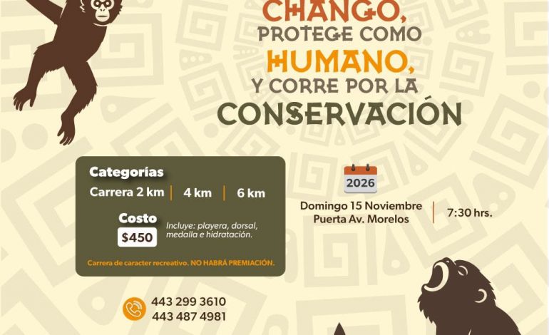 ¡Corre por la conservación! Llega la Carrera Atlética del Zoológico de Morelia