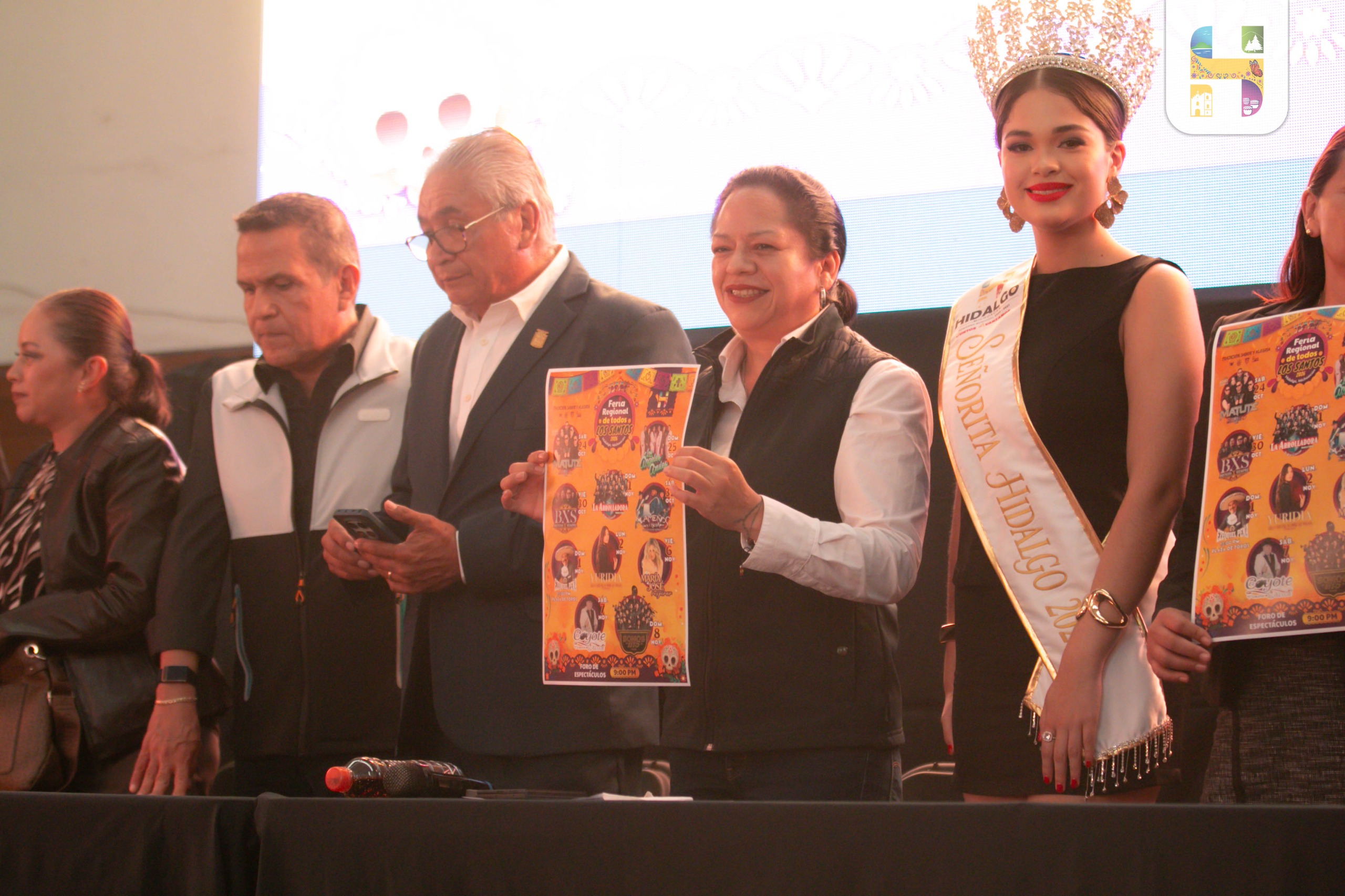 Jeovana Alcántar presenta la cartelera de la Feria de Todos los Santos Ciudad Hidalgo 2026
