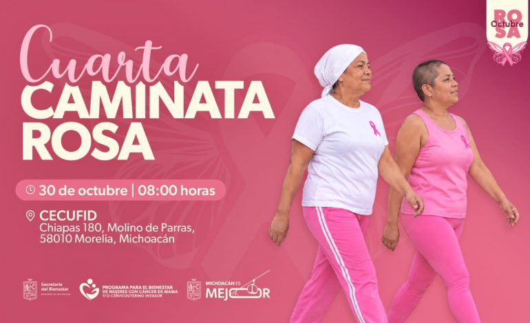 Sedebi invita a participar en la cuarta Caminata Rosa 2026