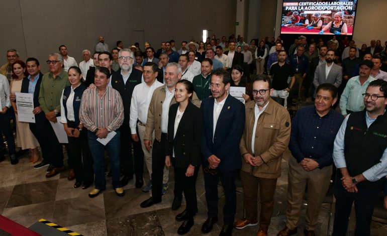 Michoacán impulsa el trabajo digno y la seguridad social en el sector aguacatero