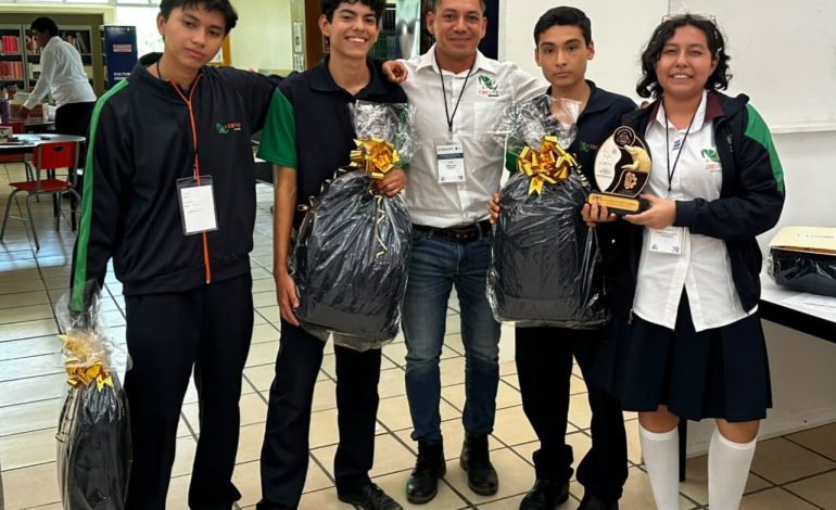 Estudiantes del Cecytem triunfan en Rally Matemático