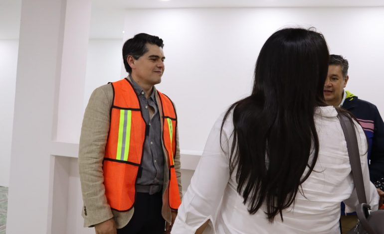 Avanza la construcción de la Oficina de Pasaportes en Zitácuaro