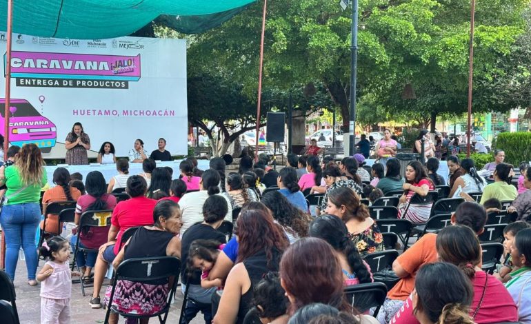 Lleva Seimujer más de 22 mil pañales a familias de Huetamo y San Lucas