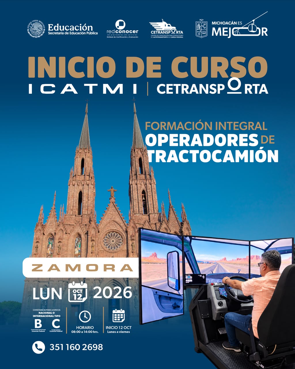 ¿Quieres aprender a conducir un tractocamión? Cetransporta inicia cursos en Zamora