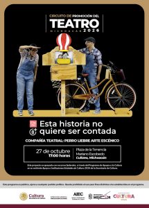 Secum llevará teatro gratuito a Cuitzeo para promover el autocuidado infantil