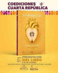 Hoy Cuarta República presenta el primer libro de su Convocatoria de Coediciones 2026