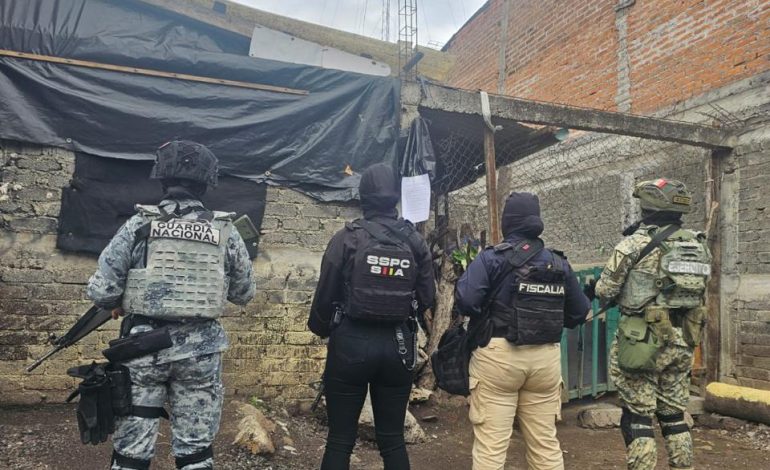 FGE detiene a seis personas durante cuatro cateos contra el narcomenudeo en Morelia