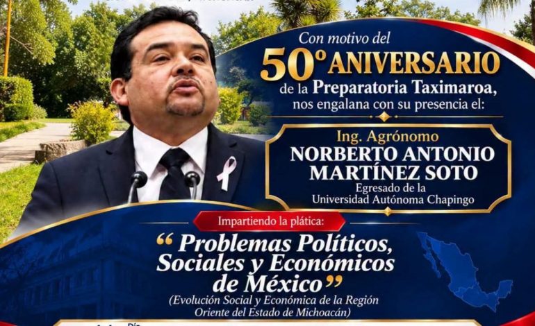 En Preparatoria Taximaroa se impartirán conferencias con temas de interés actual
