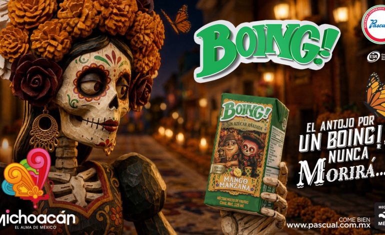 La Noche de Muertos en Michoacán vestirá los productos Boing en todo México