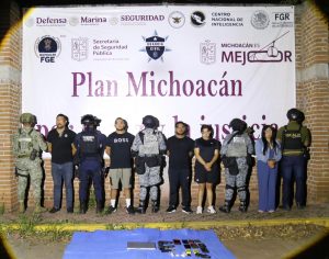 Guardia Civil detiene a 5 personas con armas de fuego y droga en Cuitzeo