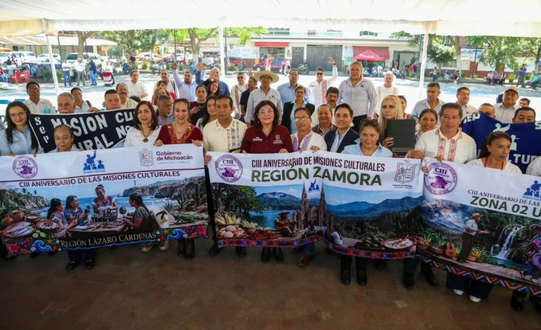 SEE conmemora 103 años de las Misiones Culturales en Michoacán
